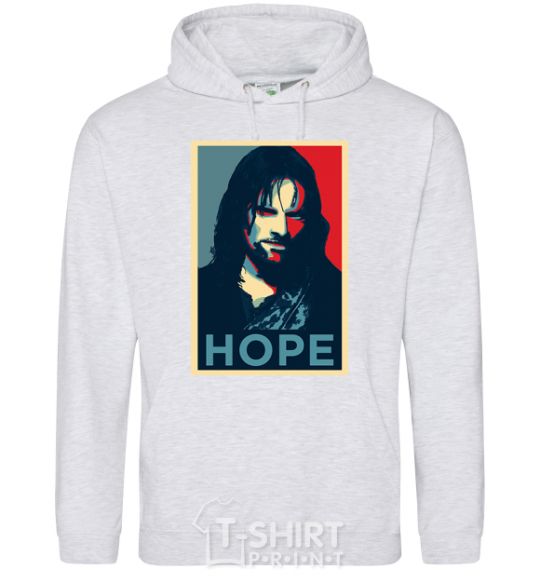 Men`s hoodie Hope Aragorn sport-grey фото