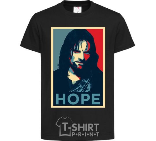 Детская футболка Hope Aragorn Черный фото