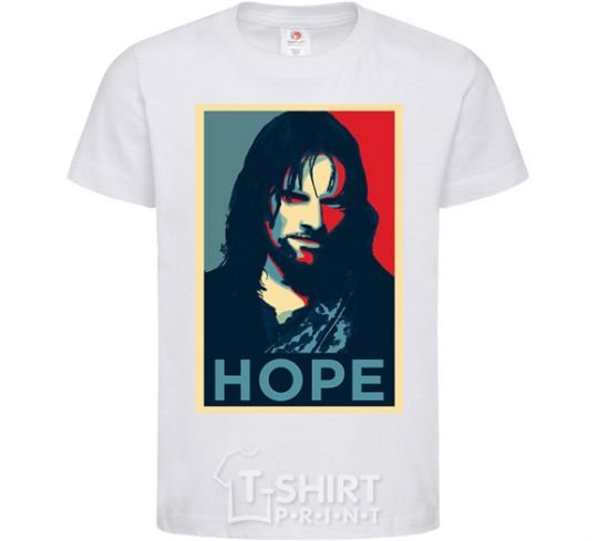 Kids T-shirt Hope Aragorn White фото