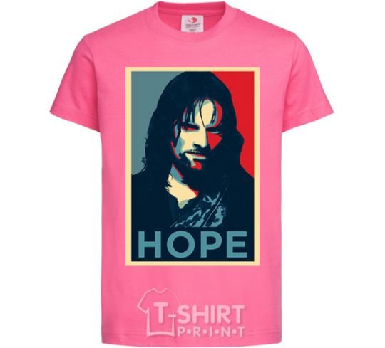 Детская футболка Hope Aragorn Ярко-розовый фото
