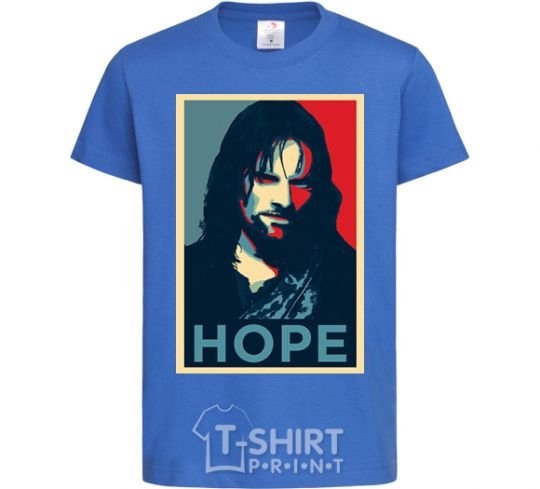 Kids T-shirt Hope Aragorn royal-blue фото