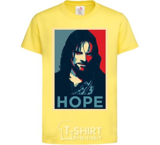 Kids T-shirt Hope Aragorn cornsilk фото