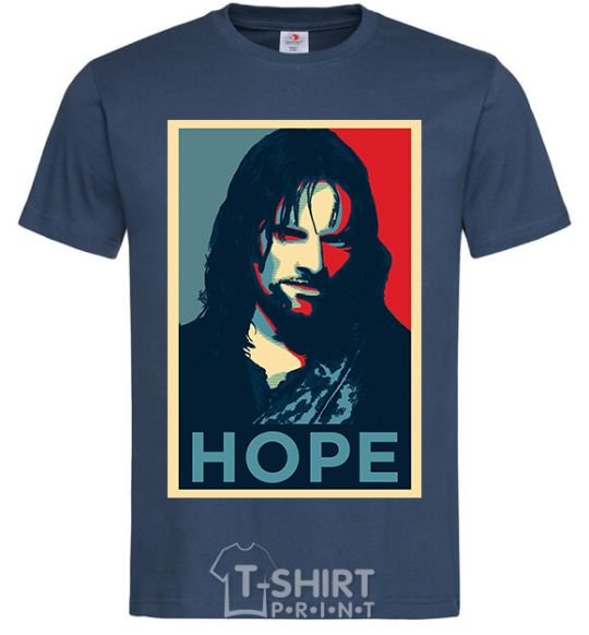 Men's T-Shirt Hope Aragorn navy-blue фото