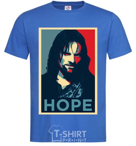 Men's T-Shirt Hope Aragorn royal-blue фото