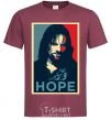 Men's T-Shirt Hope Aragorn burgundy фото