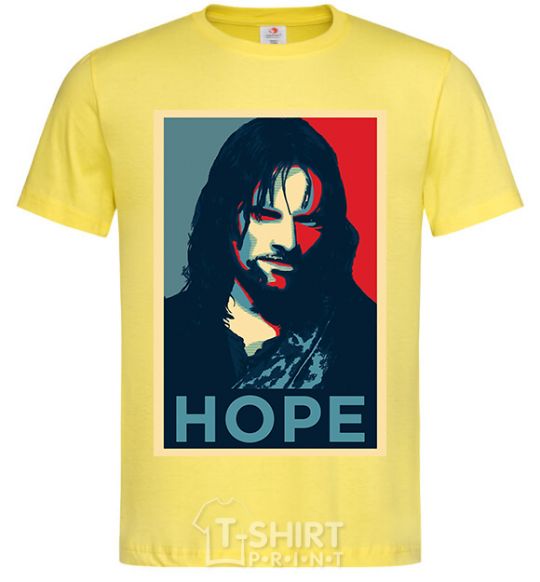 Men's T-Shirt Hope Aragorn cornsilk фото