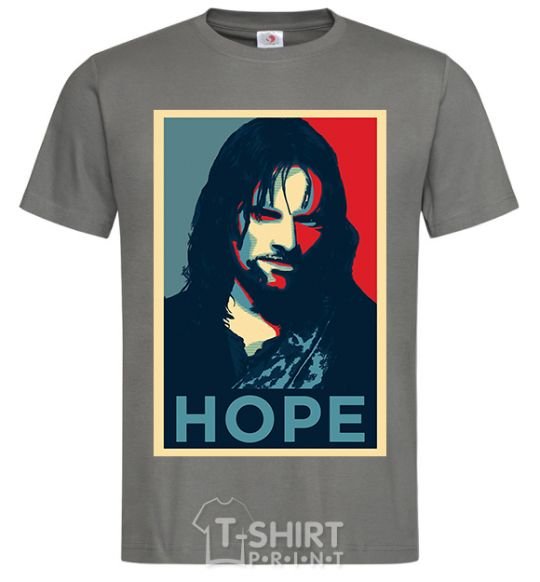 Men's T-Shirt Hope Aragorn dark-grey фото