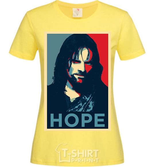 Women's T-shirt Hope Aragorn cornsilk фото