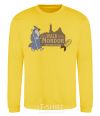 Sweatshirt Walk into Mordor race for the ring yellow фото