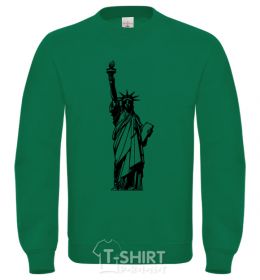 Sweatshirt Statue of Liberty bw orchid-green фото