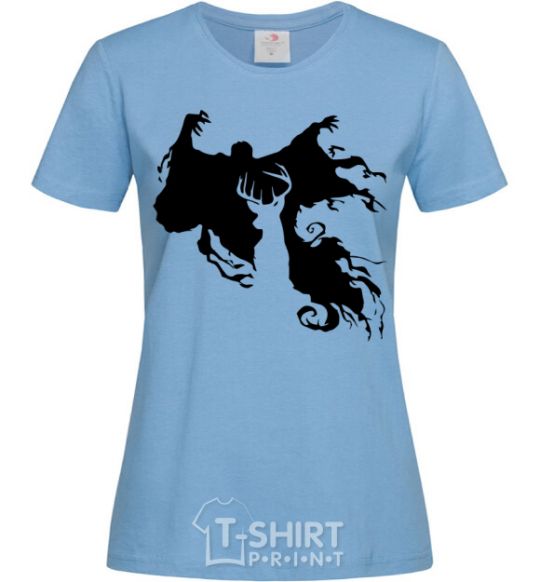 Women's T-shirt Dementor sky-blue фото