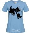 Women's T-shirt Dementor sky-blue фото