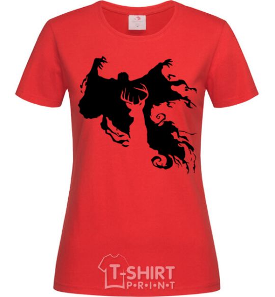 Women's T-shirt Dementor red фото