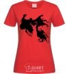 Women's T-shirt Dementor red фото