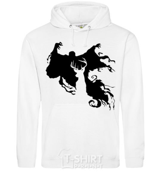 Men`s hoodie Dementor White фото