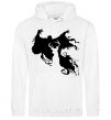 Men`s hoodie Dementor White фото