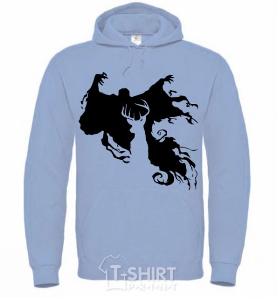 Men`s hoodie Dementor sky-blue фото