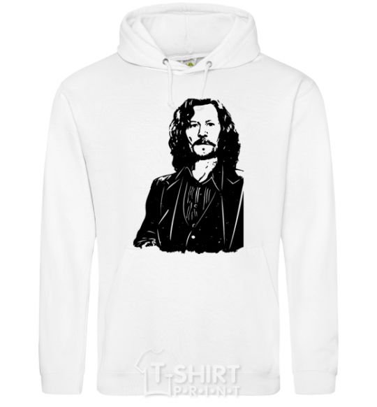 Men`s hoodie Sirius Black White фото