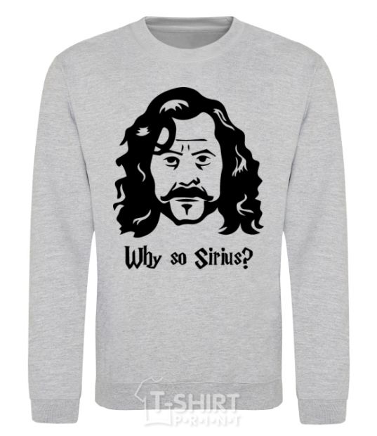 Sweatshirt Why so Sirius sport-grey фото