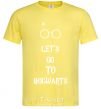 Men's T-Shirt Let's go to Hogwarts cornsilk фото