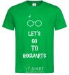 Men's T-Shirt Let's go to Hogwarts kelly-green фото