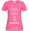 Women's T-shirt Let's go to Hogwarts heliconia фото