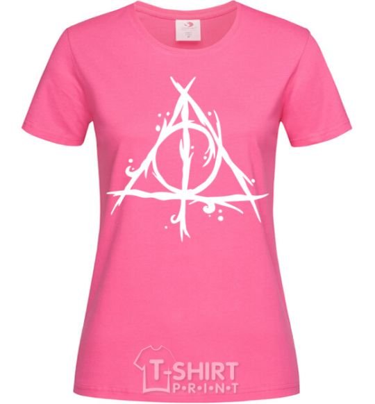 Women's T-shirt Deathly Hallows symbol heliconia фото