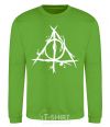Sweatshirt Deathly Hallows symbol orchid-green фото