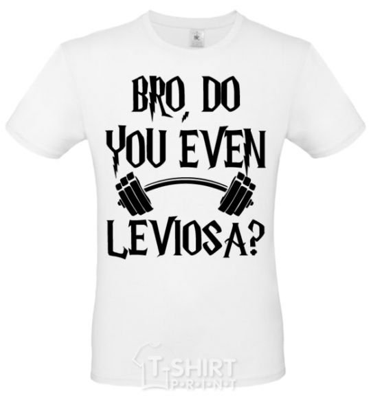 Men's T-Shirt Do you even Leviosa White фото