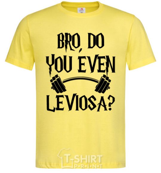 Men's T-Shirt Do you even Leviosa cornsilk фото