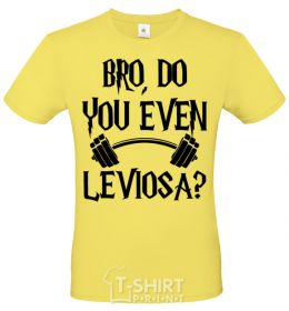 Men's T-Shirt Do you even Leviosa cornsilk фото