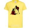 Kids T-shirt Deadly relics with flowers cornsilk фото