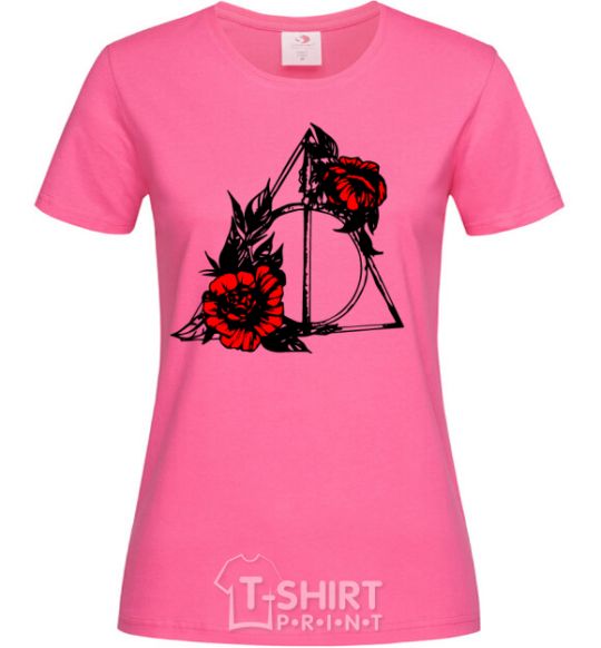 Women's T-shirt Deadly relics with flowers heliconia фото