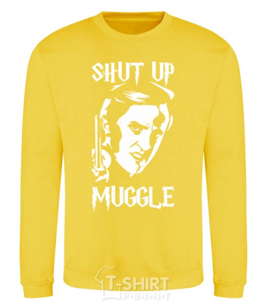 Свитшот Shut up Muggle Солнечно желтый фото