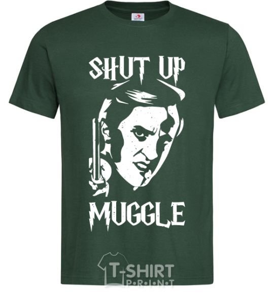 Men's T-Shirt Shut up Muggle bottle-green фото