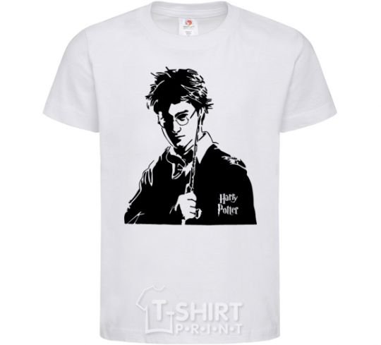 Kids T-shirt Harry Potter black White фото