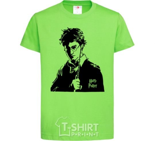 Kids T-shirt Harry Potter black orchid-green фото