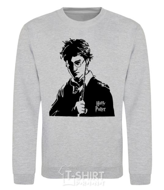 Sweatshirt Harry Potter black sport-grey фото