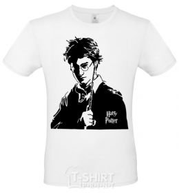 Men's T-Shirt Harry Potter black White фото
