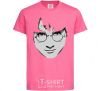 Kids T-shirt Harry Potter's face heliconia фото