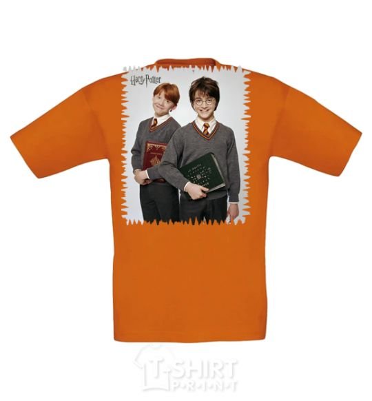 Kids T-shirt Harry and Ron cornsilk фото