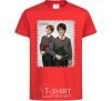 Kids T-shirt Harry and Ron red фото