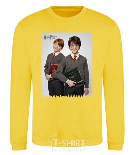 Sweatshirt Harry and Ron yellow фото