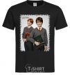 Men's T-Shirt Harry and Ron black фото