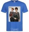 Men's T-Shirt Harry and Ron royal-blue фото