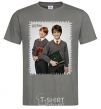 Men's T-Shirt Harry and Ron dark-grey фото