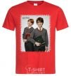 Men's T-Shirt Harry and Ron red фото