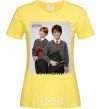 Women's T-shirt Harry and Ron cornsilk фото