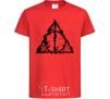 Kids T-shirt Deadly relics of the splash red фото