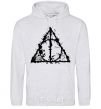 Men`s hoodie Deadly relics of the splash sport-grey фото